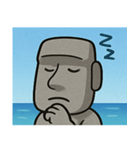 海のモアイ像3@SFW（個別スタンプ：23）