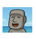 海のモアイ像3@SFW（個別スタンプ：26）