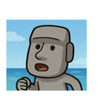 海のモアイ像3@SFW（個別スタンプ：29）