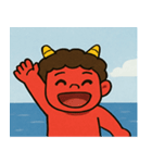 海の鬼@SFW（個別スタンプ：1）