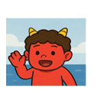 海の鬼@SFW（個別スタンプ：9）