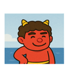 海の鬼@SFW（個別スタンプ：21）