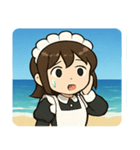 海のメイド@SFW（個別スタンプ：3）
