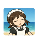 海のメイド@SFW（個別スタンプ：7）