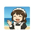 海のメイド@SFW（個別スタンプ：9）