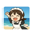 海のメイド@SFW（個別スタンプ：10）