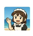 海のメイド@SFW（個別スタンプ：17）
