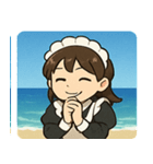 海のメイド@SFW（個別スタンプ：18）