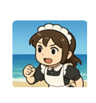 海のメイド@SFW（個別スタンプ：21）