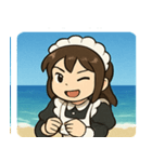 海のメイド@SFW（個別スタンプ：22）