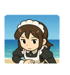 海のメイド@SFW（個別スタンプ：24）