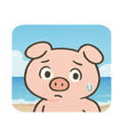 海のブタ@SFW（個別スタンプ：1）