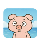 海のブタ@SFW（個別スタンプ：4）