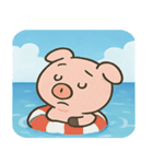 海のブタ@SFW（個別スタンプ：8）