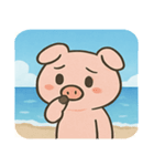 海のブタ@SFW（個別スタンプ：13）