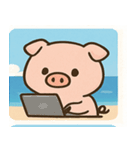 海のブタ@SFW（個別スタンプ：28）