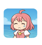 海の魔法少女@SFW（個別スタンプ：3）