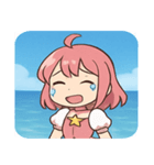 海の魔法少女@SFW（個別スタンプ：5）