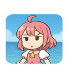 海の魔法少女@SFW（個別スタンプ：8）