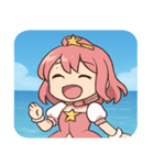 海の魔法少女@SFW（個別スタンプ：10）