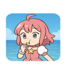 海の魔法少女@SFW（個別スタンプ：11）