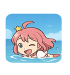 海の魔法少女@SFW（個別スタンプ：12）