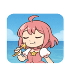 海の魔法少女@SFW（個別スタンプ：13）