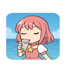 海の魔法少女@SFW（個別スタンプ：14）