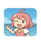 海の魔法少女@SFW（個別スタンプ：17）