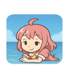海の魔法少女@SFW（個別スタンプ：18）