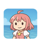 海の魔法少女@SFW（個別スタンプ：19）