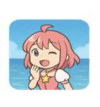 海の魔法少女@SFW（個別スタンプ：22）