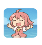 海の魔法少女@SFW（個別スタンプ：23）