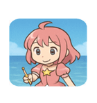 海の魔法少女@SFW（個別スタンプ：25）