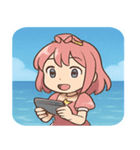 海の魔法少女@SFW（個別スタンプ：27）