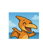 海のプテラノドン@SFW（個別スタンプ：1）