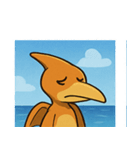 海のプテラノドン@SFW（個別スタンプ：3）