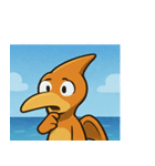 海のプテラノドン@SFW（個別スタンプ：4）