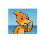 海のプテラノドン@SFW（個別スタンプ：25）