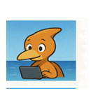 海のプテラノドン@SFW（個別スタンプ：28）