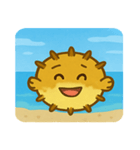 海のハリセンボン@SFW（個別スタンプ：1）