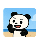 海のパンダ2@SFW（個別スタンプ：4）