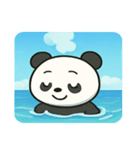 海のパンダ@SFW（個別スタンプ：12）
