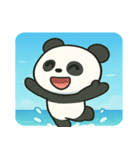海のパンダ@SFW（個別スタンプ：21）