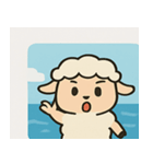 海のヒツジ2@SFW（個別スタンプ：1）