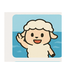 海のヒツジ2@SFW（個別スタンプ：9）