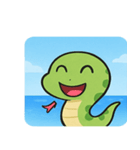 海のヘビ@SFW（個別スタンプ：1）