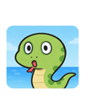 海のヘビ@SFW（個別スタンプ：4）