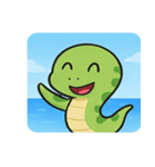 海のヘビ@SFW（個別スタンプ：9）