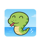 海のヘビ@SFW（個別スタンプ：11）